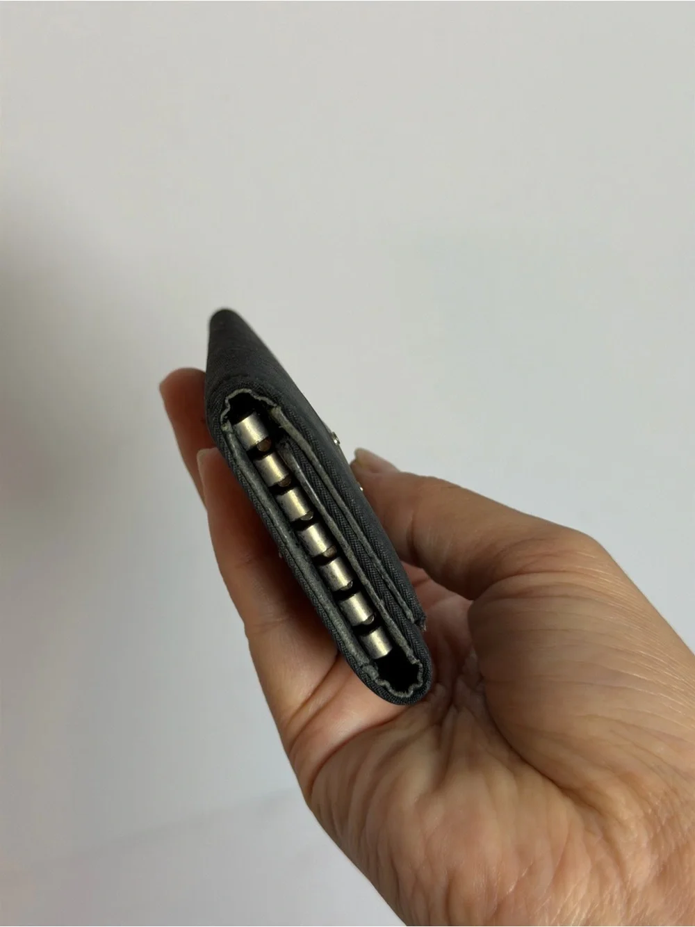 Prada Black Nylon Keyholder